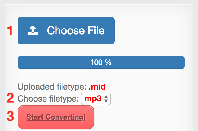 How to convert MID files online to MP3